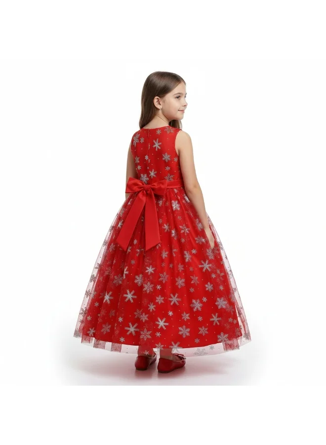 Bidani Bidani Snowflake Princess Holiday Gown
